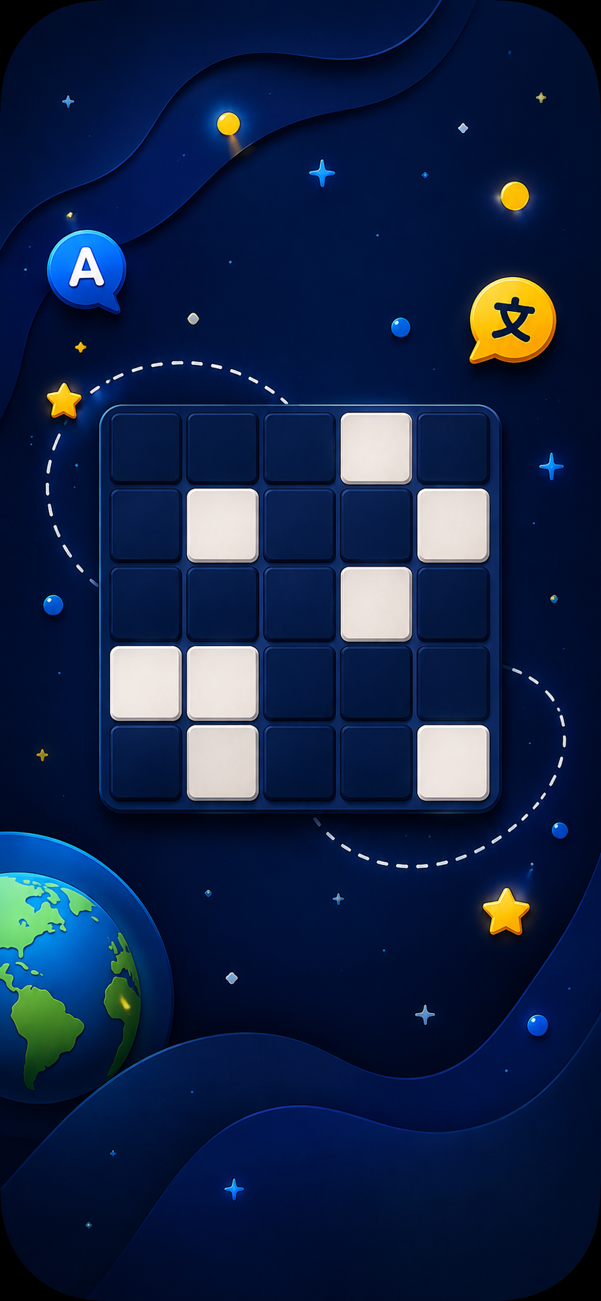 LINGO GRID kelime bulmacası ekranı